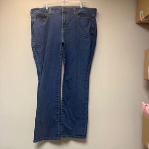 NYDJ Barbara Bootcut Jeans Womens 22W Blue Excellent Lift Tuck Technology